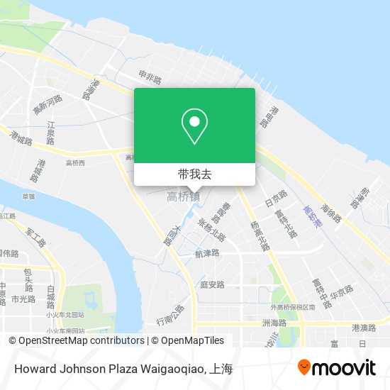 Howard Johnson Plaza Waigaoqiao地图