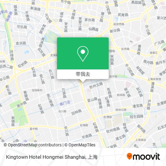 Kingtown Hotel Hongmei Shanghai地图