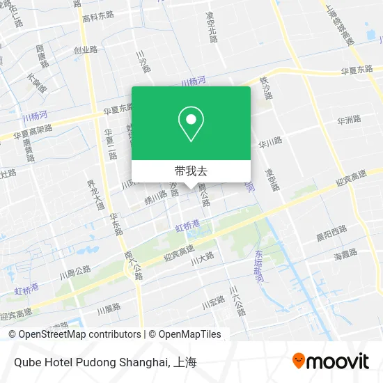 Qube Hotel Pudong Shanghai地图