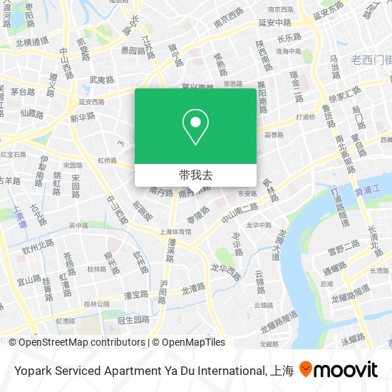 Yopark Serviced Apartment Ya Du International地图