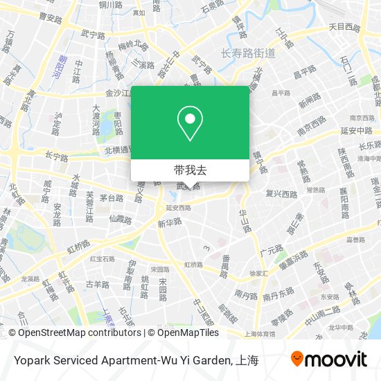 Yopark Serviced Apartment-Wu Yi Garden地图