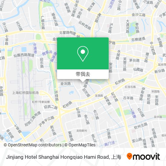 Jinjiang Hotel Shanghai Hongqiao Hami Road地图