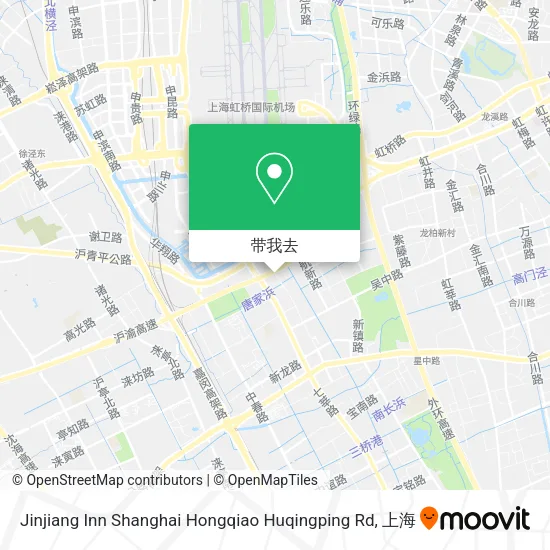Jinjiang Inn Shanghai Hongqiao Huqingping Rd地图