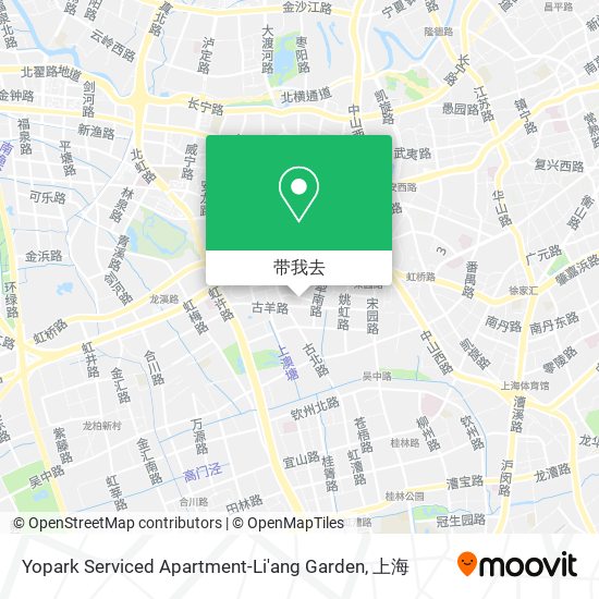 Yopark Serviced Apartment-Li'ang Garden地图