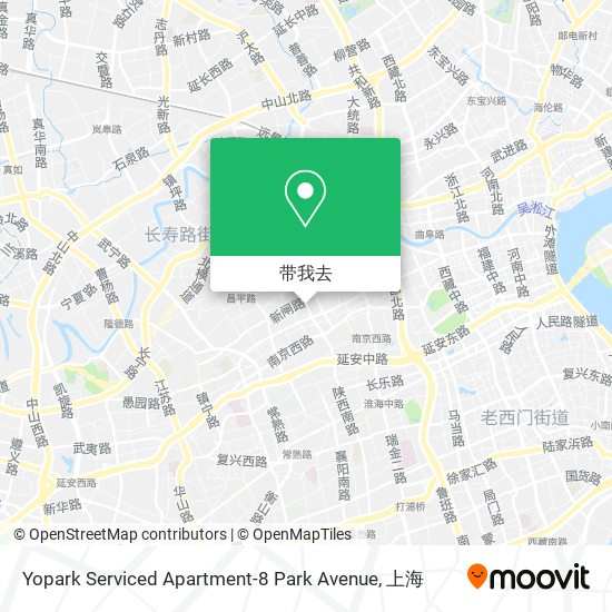 Yopark Serviced Apartment-8 Park Avenue地图