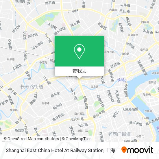Shanghai East China Hotel At Railway Station地图