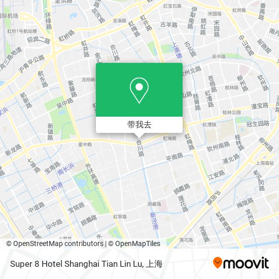 Super 8 Hotel Shanghai Tian Lin Lu地图