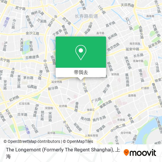 The Longemont (Formerly The Regent Shanghai)地图