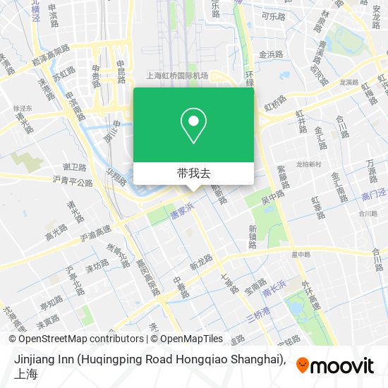 Jinjiang Inn (Huqingping Road Hongqiao Shanghai)地图