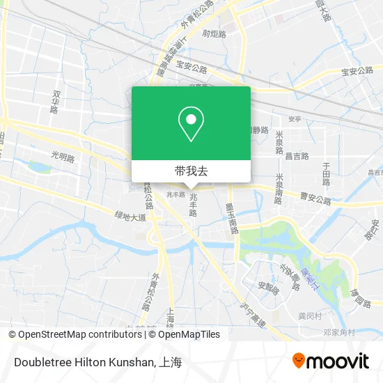 Doubletree Hilton Kunshan地图