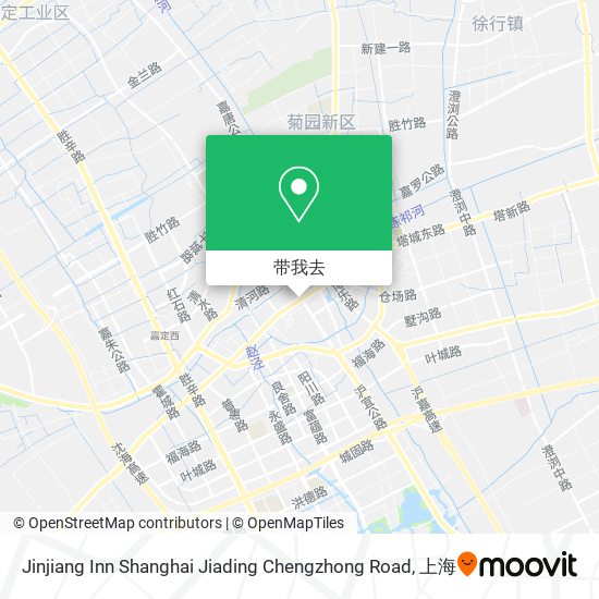 Jinjiang Inn Shanghai Jiading Chengzhong Road地图