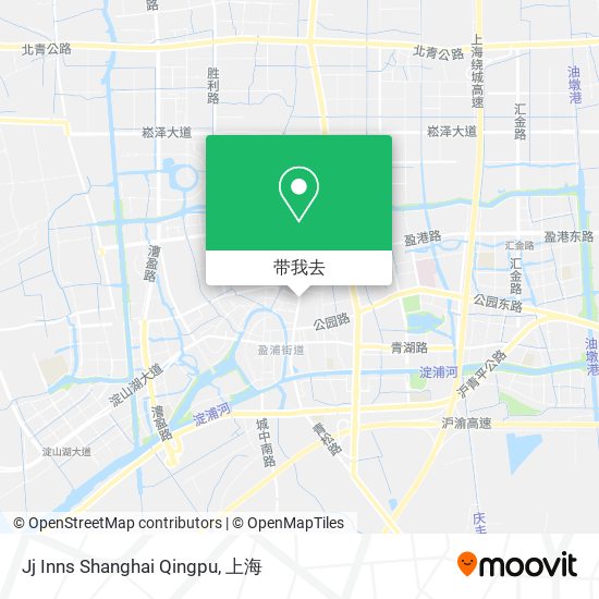 Jj Inns Shanghai Qingpu地图
