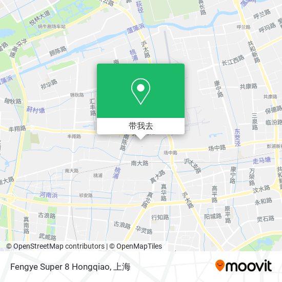 Fengye Super 8 Hongqiao地图