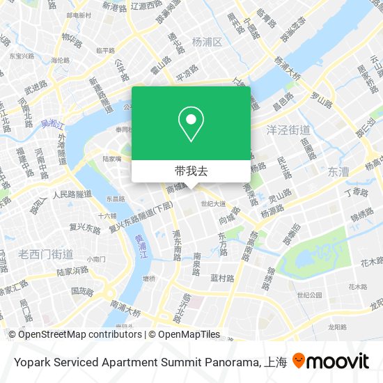 Yopark Serviced Apartment Summit Panorama地图