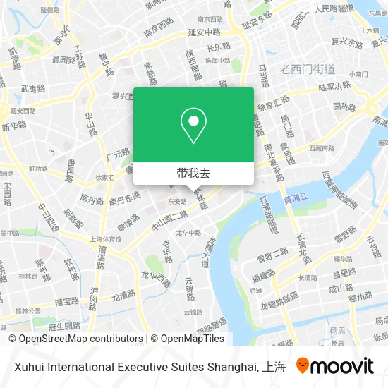 Xuhui International Executive Suites Shanghai地图