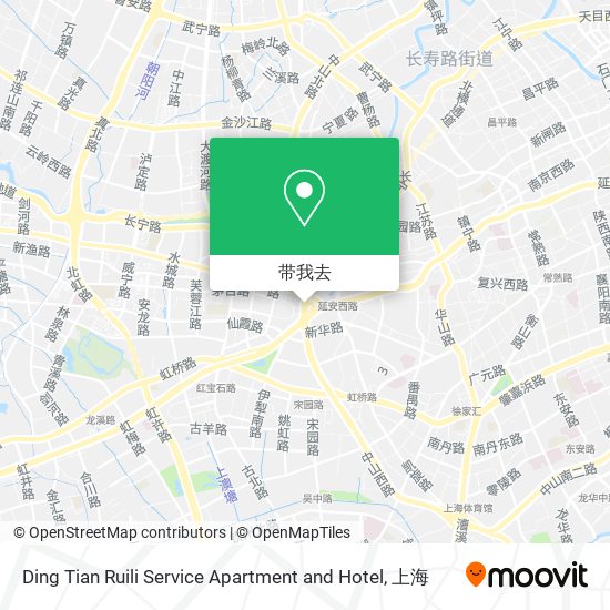 Ding Tian Ruili Service Apartment and Hotel地图