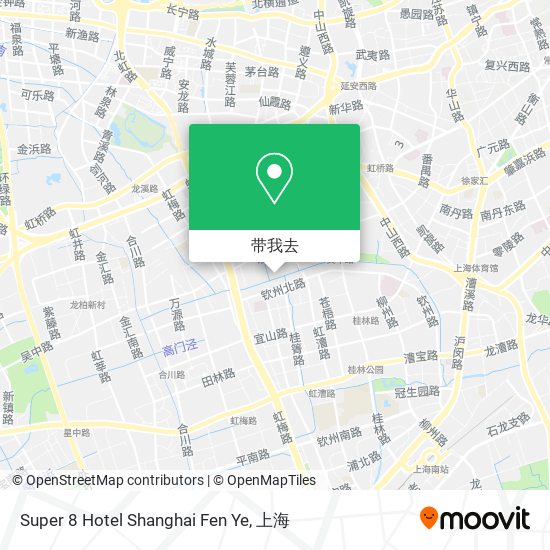 Super 8 Hotel Shanghai Fen Ye地图