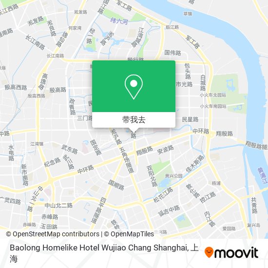 Baolong Homelike Hotel Wujiao Chang Shanghai地图
