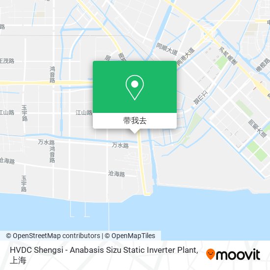 HVDC Shengsi - Anabasis Sizu Static Inverter Plant地图