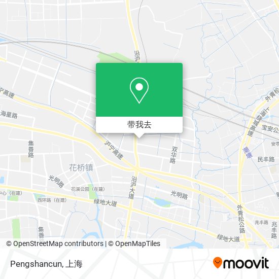 Pengshancun地图