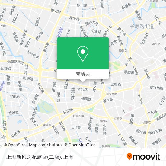 上海新风之苑旅店(二店)地图