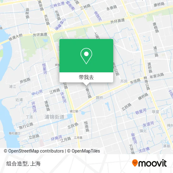 组合造型地图