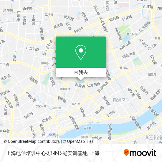 上海电信培训中心-职业技能实训基地地图