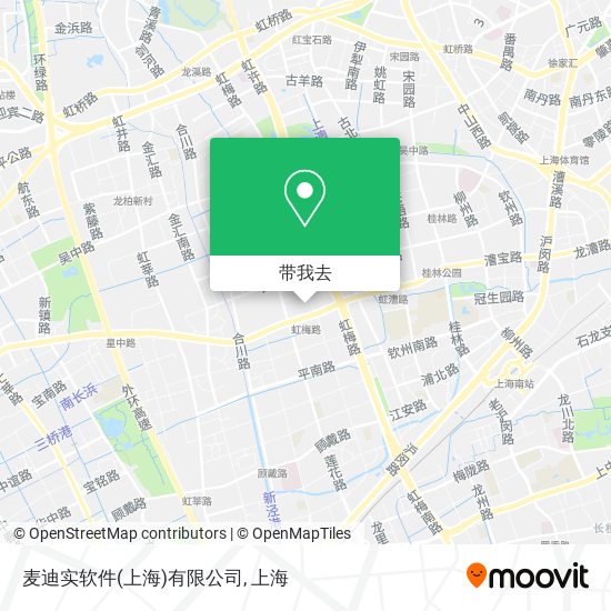 麦迪实软件(上海)有限公司地图