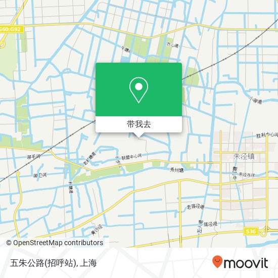 五朱公路(招呼站)地图