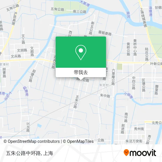 五朱公路中环路地图