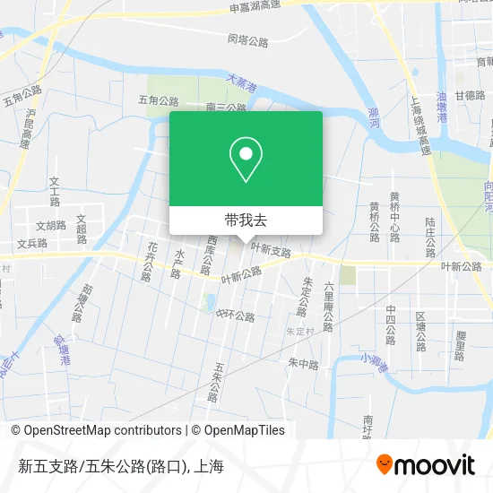 新五支路/五朱公路(路口)地图