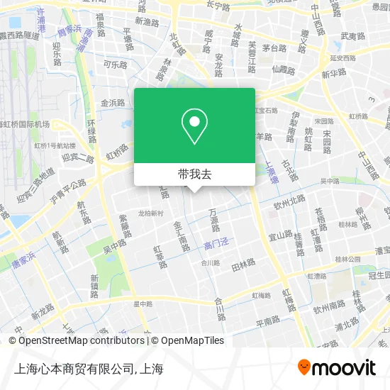 上海心本商贸有限公司地图