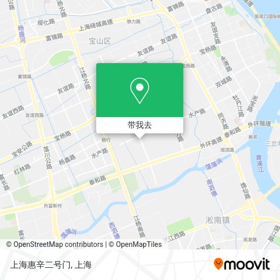 上海惠辛二号门地图