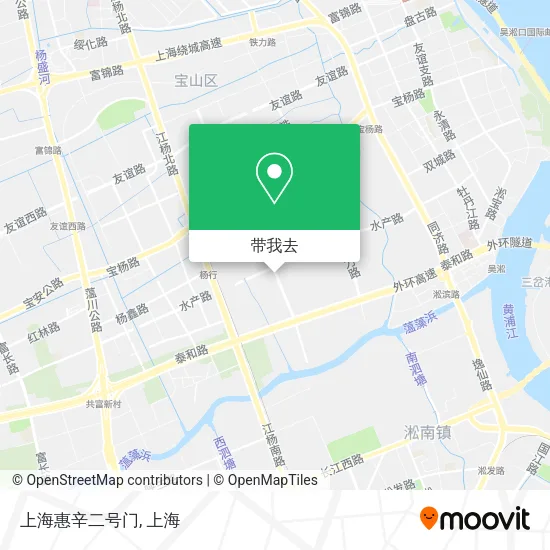 上海惠辛二号门地图