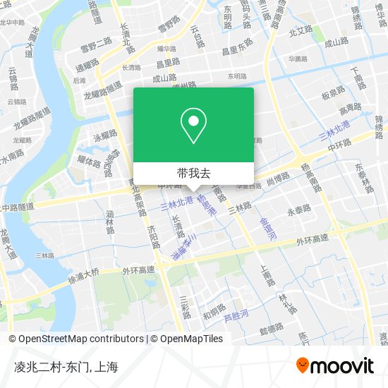 凌兆二村-东门地图