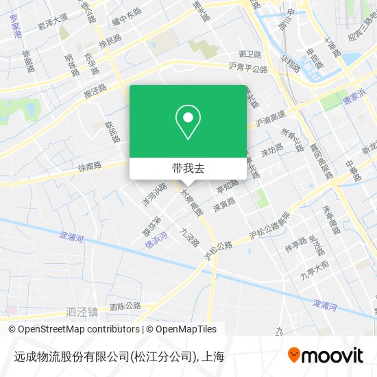 远成物流股份有限公司(松江分公司)地图