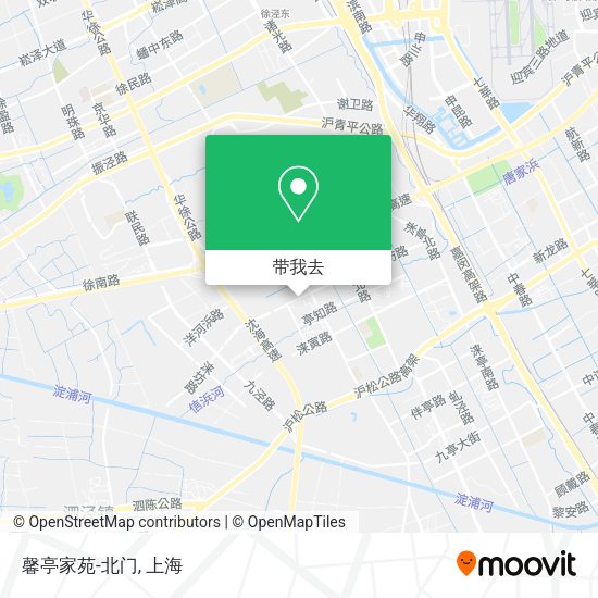 馨亭家苑-北门地图