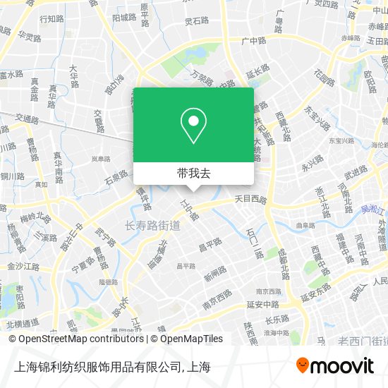 上海锦利纺织服饰用品有限公司地图