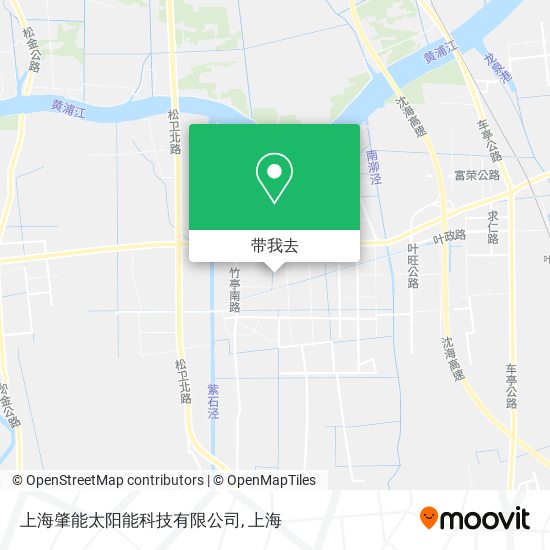 上海肇能太阳能科技有限公司地图