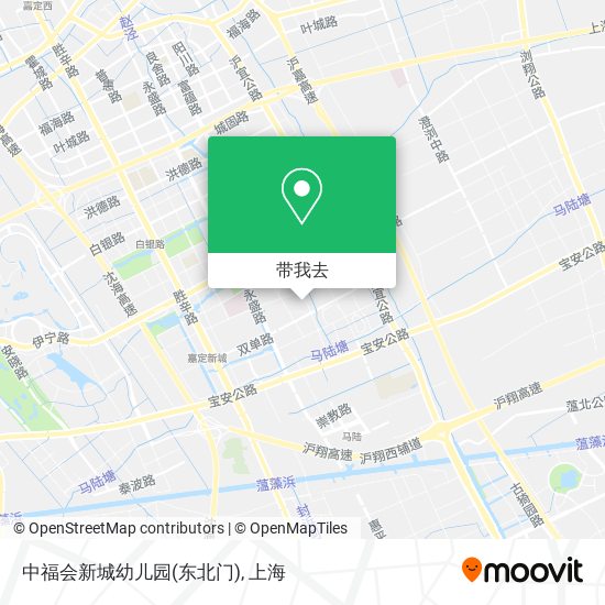 中福会新城幼儿园(东北门)地图
