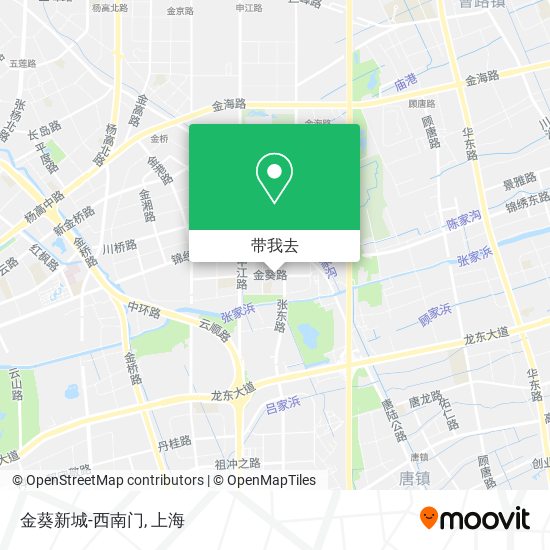 金葵新城-西南门地图