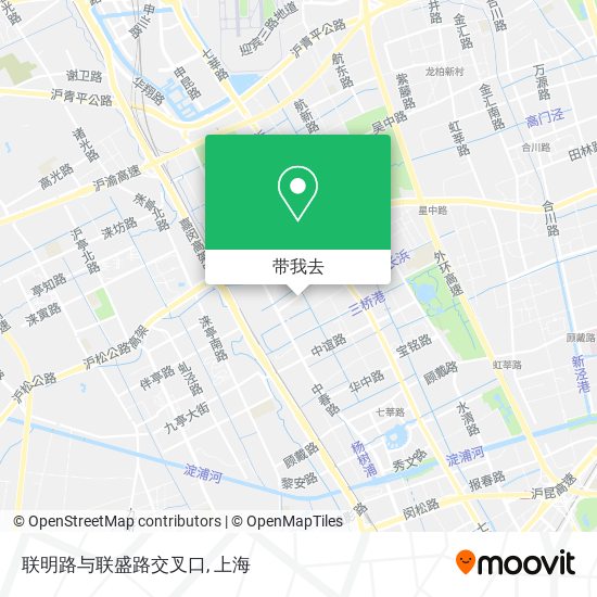 联明路与联盛路交叉口地图