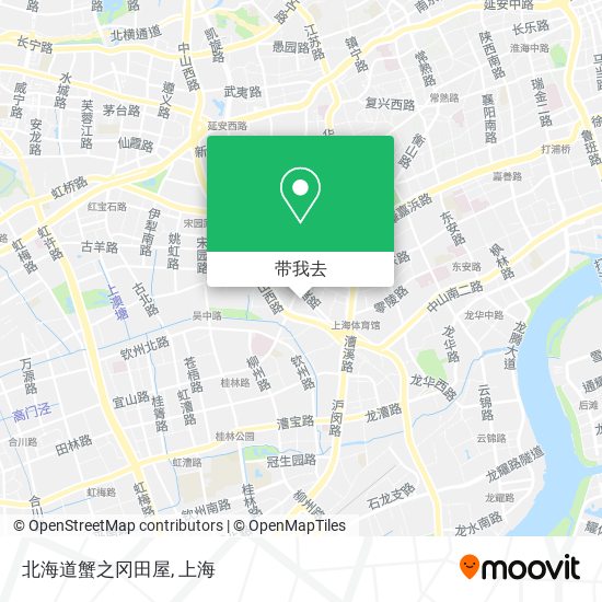 北海道蟹之冈田屋地图