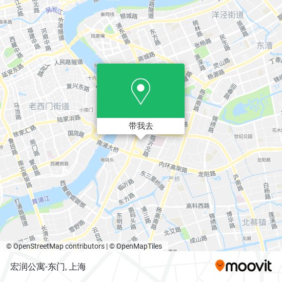 宏润公寓-东门地图