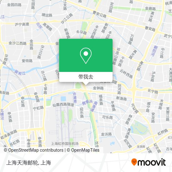 上海天海邮轮地图