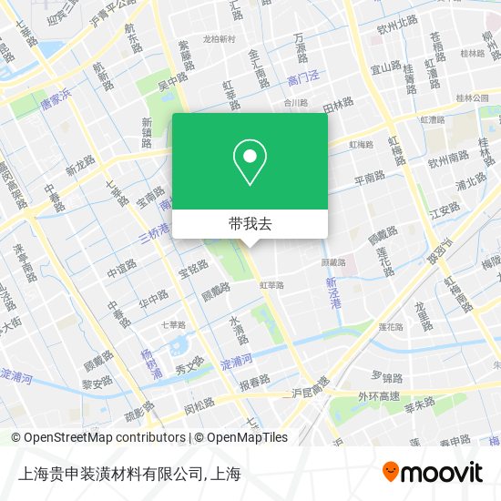 上海贵申装潢材料有限公司地图