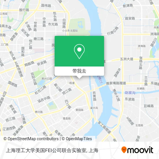 上海理工大学美国FEI公司联合实验室地图
