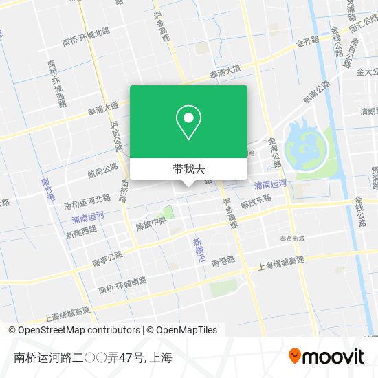 南桥运河路二〇〇弄47号地图