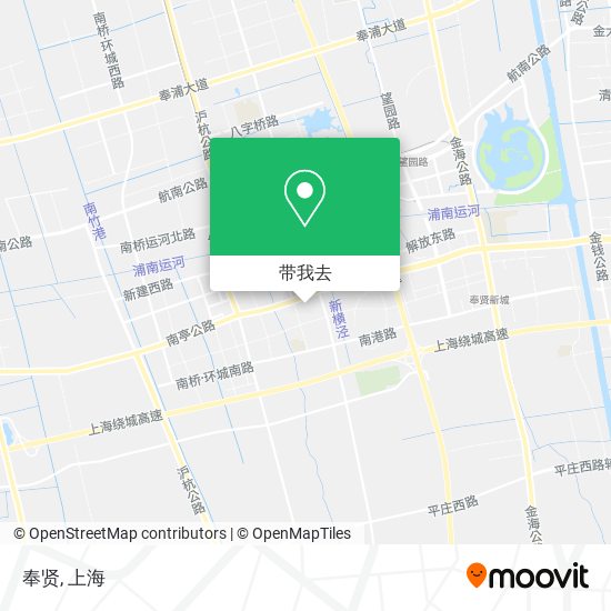 奉贤地图