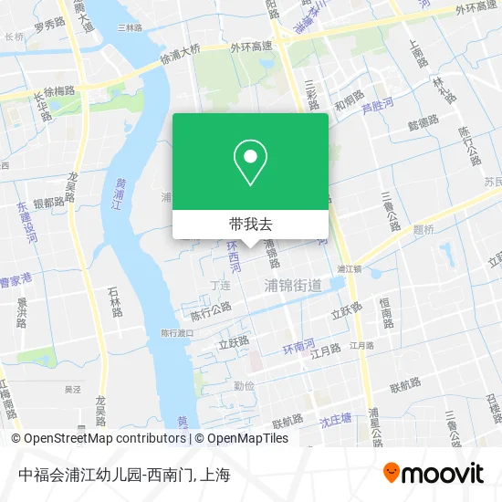 中福会浦江幼儿园-西南门地图